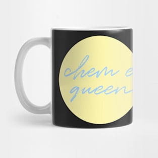 chem e queen yellow & blue Mug